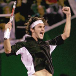 Roger Federer to the Wimbledon quarterfinals