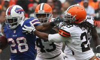 Buffalo Bills @ Cleveland Browns odds and point spread