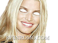 Ruin Romo: Fans to wear Jessica Simpson mask