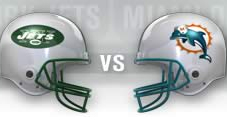 NY Jets vs. Miami Dolphins point spread and line