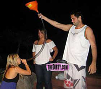 Matt Leinart party photos include beer bong and hot tub action