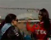 Milka Duno and Danica Patrick fight in Ohio