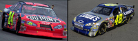 Jeff Gordon and Jimmie Johnson penalized by NASCAR