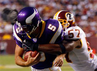 Washington Redskins vs. Minnesota Vikings: Line and point spread