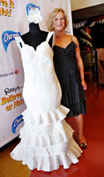 Toilet paper wedding dress - Believe it or not